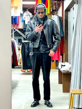 「Levi's（リーバイス）のアイテム（パンツ）」を使った、将軍さん（メンズ・188cm）の春コーディネート