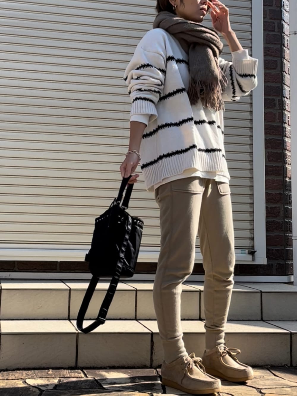 【MACKINTOSH×PORTER】STUDS BUCKET BAG MINI MACKINTOSH×PORTER/STUDS BUCKET BAG MINI