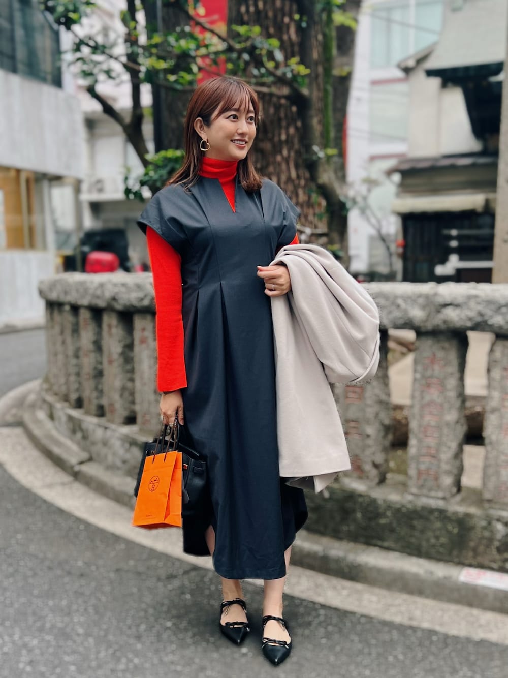 ツルバイマリコオイカワ Bonnie タイトスカート ブラック 34 サロペット