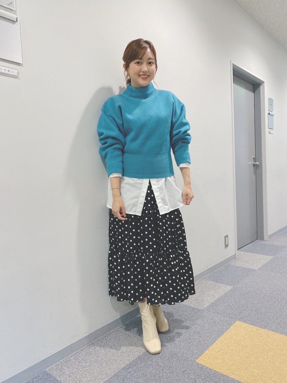 MYINE（マイン）の「二段ラッフルドットスカート（スカート）」 - WEAR 