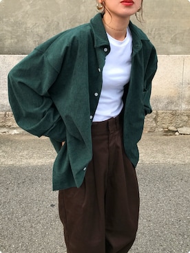 「アイテム（パンツ）」を使った、Kumika☆さん（レディース・158cm）の秋コーディネート