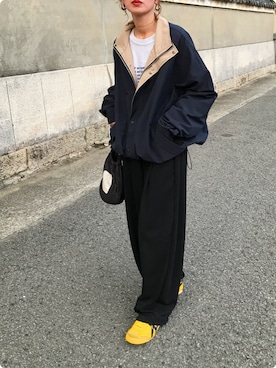 「アイテム（ジャケット/アウター）」を使った、Kumika☆さん（レディース・158cm）の秋コーディネート