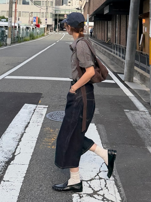 「'47（フォーティーセブン）の【47BRAND/フォーティーセブンブランド】MLB メジャーリーグ ベースボールキャップ ローキャップ（キャップ）」を使った、Kumika☆さん（レディース・158cm）の夏コーディネート
