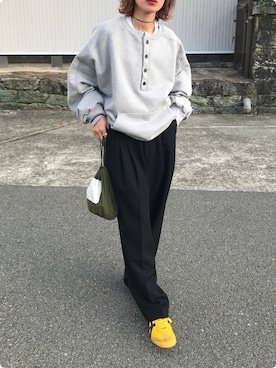 「アイテム（トップス）」を使った、Kumika☆さん（レディース・158cm）の秋コーディネート