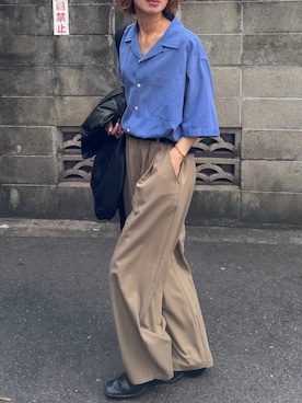 「ブルー」｜Kumika☆さん（レディース・158cm）の春コーディネート