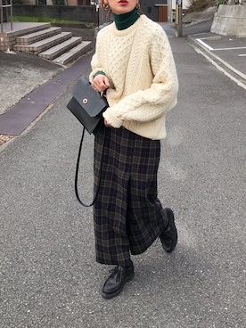 「mimi（ミミ）のアイテム」を使った、Kumika☆さん（レディース・158cm）の冬コーディネート