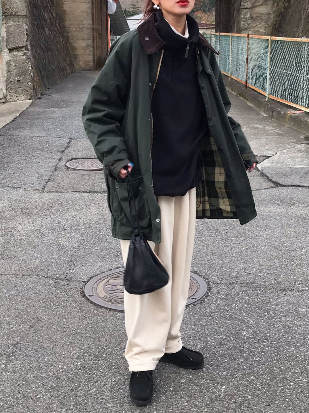 Kumika☆｜Barbourのブルゾンを使ったコーディネート - WEAR