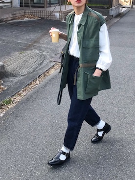 Kumika☆さん（レディース・158cm）の春コーディネート