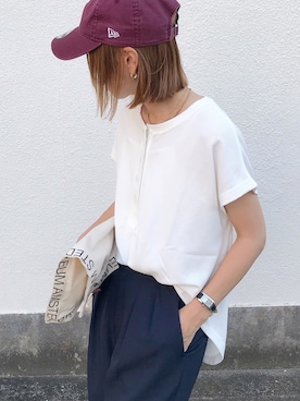 「OMNES Another Edition（オムネス アナザーエディション）のアイテム」を使った、Kumika☆さん（レディース・158cm）の夏コーディネート