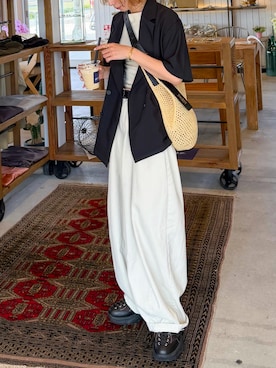 「アイテム（テーラードジャケット）」を使った、Kumika☆さん（レディース・158cm）の春コーディネート