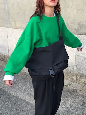 Kumika☆さんの「THE SHINZONE WOOL TOMBOY PANTS 22AMSPA02」を使ったコーディネート