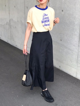 「NOMINE（ノミネ）のアイテム」を使った、Kumika☆さん（レディース・158cm）の春コーディネート