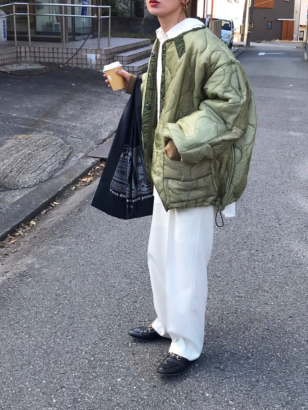 ODDMENT/オッドメント] M-65 キルティングライナー リメイクショート