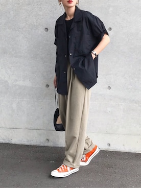 「NOMINE（ノミネ）のアイテム」を使った、Kumika☆さん（レディース・158cm）の春コーディネート