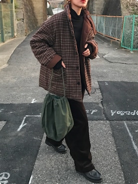 「アイテム（その他シューズ）」を使った、Kumika☆さん（レディース・158cm）の秋コーディネート