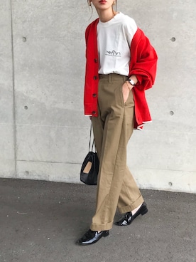 「JOSEPH STUDIO（ジョゼフストゥディオ）のアイテム」を使った、Kumika☆さん（レディース・158cm）の春コーディネート