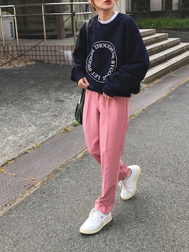 スニーカーを使った 韓国ファッション のレディース人気ファッションコーディネート Wear