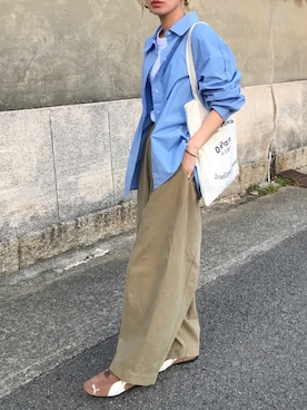 「PUMA（プーマ）のアイテム」を使った、Kumika☆さん（レディース・158cm）の春コーディネート