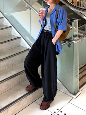 「NEW BALANCE（ニューバランス）の1906L（スニーカー、ブラウン系）」を使った、Kumika☆さん（レディース・158cm）の春コーディネート