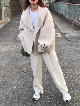 「AURALEE」｜Kumika☆さん（レディース・158cm）の秋コーディネート