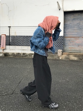 「Acne Studios（アクネストゥディオズ）のアイテム」を使った、Kumika☆さん（レディース・158cm）の冬コーディネート