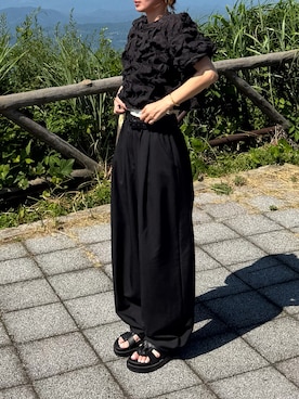 「LOEWE（ロエベ）のアイテム」を使った、Kumika☆さん（レディース・158cm）の夏コーディネート