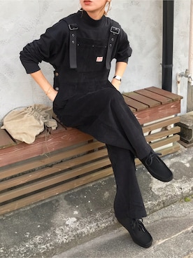 「classicalelf（クラシカルエルフ）のアイテム（オールインワン・サロペット）」を使った、Kumika☆さん（レディース・158cm）の秋コーディネート