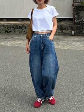 「PUMA(プーマ)のアイテム」を使った、Kumika☆さん(レディース・158cm)の夏コーディネート