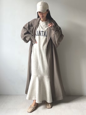 Ayaさん（レディース・157cm）の冬コーディネート