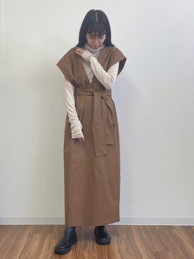 「Bab by manami（バブバイマナミ）のアイテム」を使った、Ayaさん（レディース・157cm）の秋コーディネート