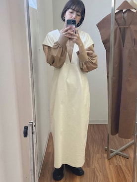 「Bab by manami（バブバイマナミ）のアイテム」を使った、Ayaさん（レディース・157cm）の秋コーディネート