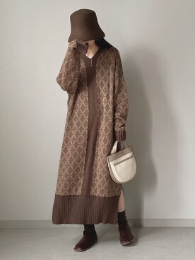 「Bab（バブ）のアイテム」を使った、Ayaさん（レディース・157cm）の秋コーディネート