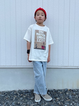 「BRANDALISED（ブランダライズド）のアイテム」を使った、eightmaaanさん（キッズ・134cm）の春コーディネート