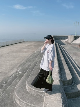 S *•.●❃さん（レディース・166cm）の春コーディネート