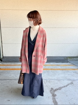 「STUDIOUS（ステュディオス）のアイテム（ワンピース/ドレス）」を使った、　si.さん（レディース・158cm）の冬コーディネート