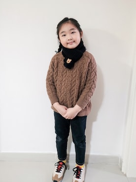 「ZARA KIDSのアイテム」を使った、gargargargarさん（メンズ・175cm）の冬コーディネート