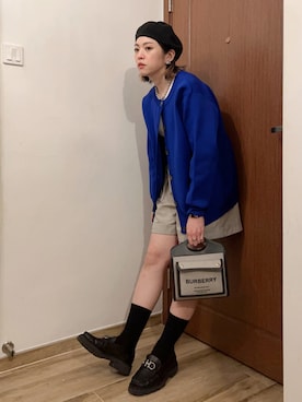 「TOGA PULLA（トーガ　プルラ）のアイテム（アクセサリー）」を使った、MoE さん（レディース・160cm）の冬コーディネート