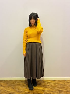 「DRESKIP（ドレスキップ）のアイテム」を使った、あゆさん（レディース・149cm）の秋コーディネート