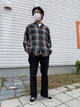 「ARROW（アロー）のアイテム」を使った、きょーへーさん（メンズ・169cm）の春コーディネート