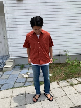 「ROLEX（ロレックス）のアイテム（デジタル腕時計）」を使った、きょーへーさん（メンズ・169cm）の夏コーディネート