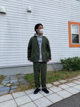 セットアップを使ったメンズ人気ファッションコーディネート 地域 日本 富山県 Wear