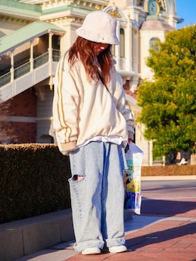 「Java（ジャバ）のアイテム」を使った、Reeeeeさん（レディース・148cm）の冬コーディネート