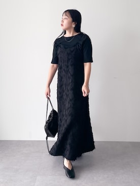 「armonia（アルモニーア）のアイテム」を使った、ユナさん（レディース・154cm）の夏コーディネート