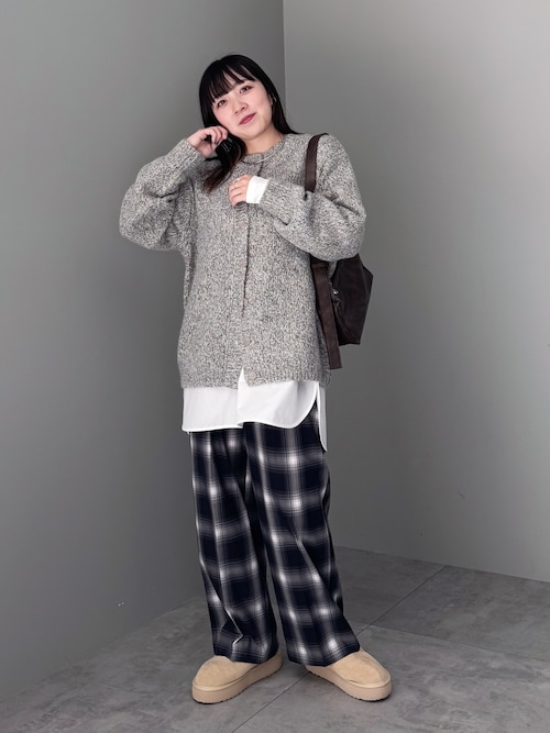 Green Parks ニット セーター 2WAYメランジMIXニットプル