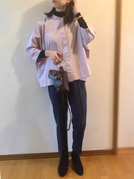 C6040　リネンブラウス×ストレッチスリットパンツコーデ 26121327.jpg