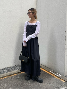 「Lui's（ルイス）のアイテム（ワンピース/ドレス）」を使った、yuka nakamoriさん（レディース・153cm）の冬コーディネート