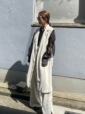 yuka nakamoriさん（レディース・152cm）の春コーディネート