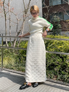 yuka nakamoriさん（レディース・152cm）の春コーディネート