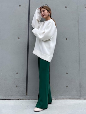 yuka nakamoriさん（レディース・152cm）の冬コーディネート