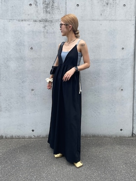 「Lui's（ルイス）のアイテム（ワンピース/ドレス）」を使った、yuka nakamoriさん（レディース・154cm）の夏コーディネート